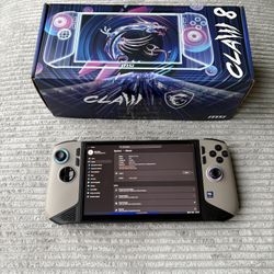 MSI CLAW 8 AI+ 32 GB RAM 1TB SSD