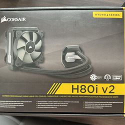 Corsair Liquid / Water Cooler With AM4 Bracket And 2 Fans