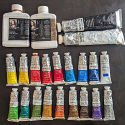 Winsor & Newton Oil Paint + Linseed Oil