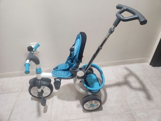 baby stroller tricycle in blue