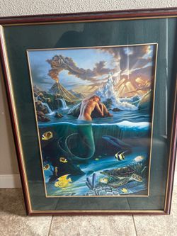 Wyland Mermaid Painting