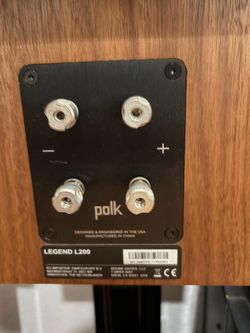 POLK L200 bookshelf speakers (Pair, 2)