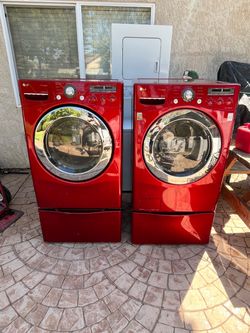 LG wacher and gas dryer good working condition