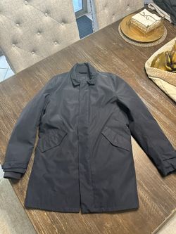 ZARA MAN OUTWEAR JACKET 3-1 COLOR NAVY BLUE SIZE MEDIUM