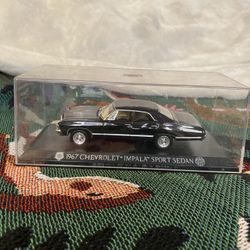 Supernatural 67 Chevy Impala Black Car Collectible Model