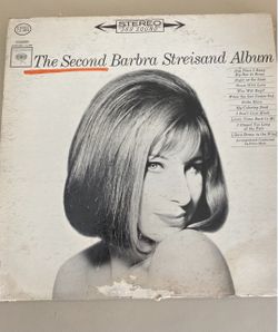 Vintage 1963 Barbra Streisand “The Second Barbra Streisand Album” Vinyl Record