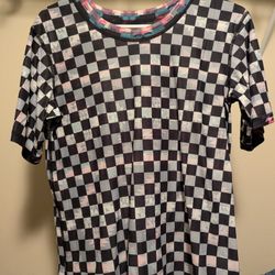 Women's Size Small Fits Medium Reversible Print