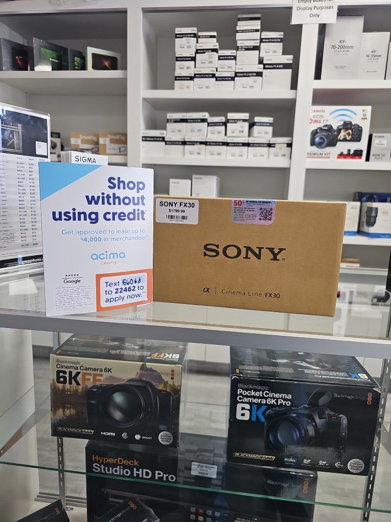 Sony Fx30 Camera ☆ Ask Abt Our Sony Inventory ☆