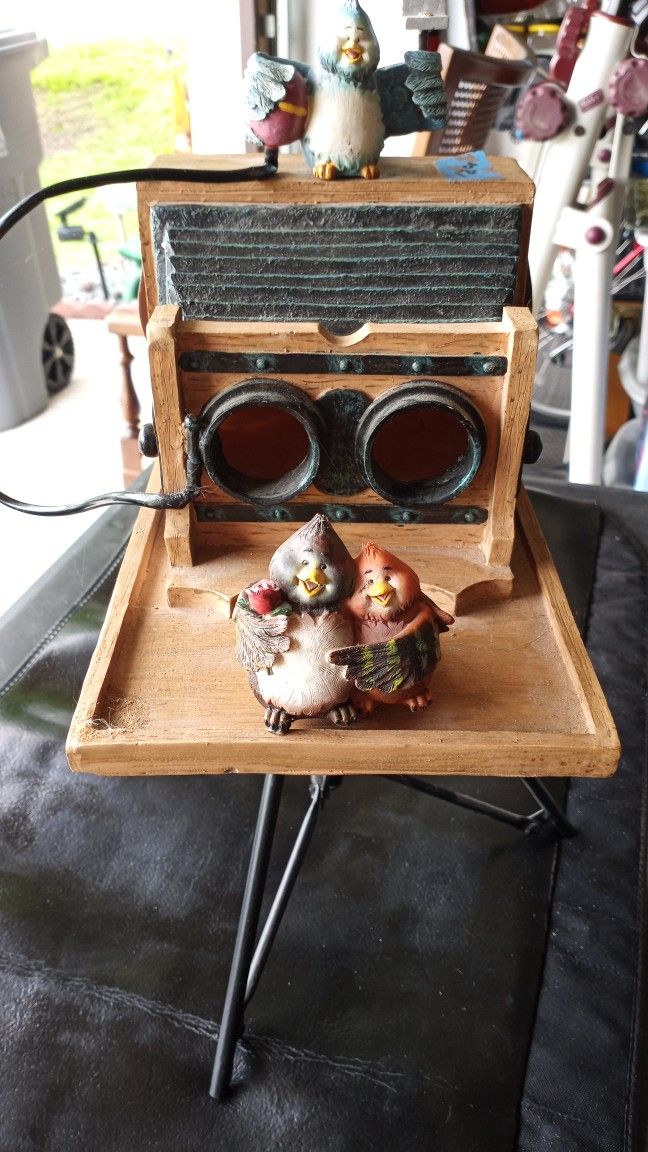 Ceramic Camera on Tripod For Decor