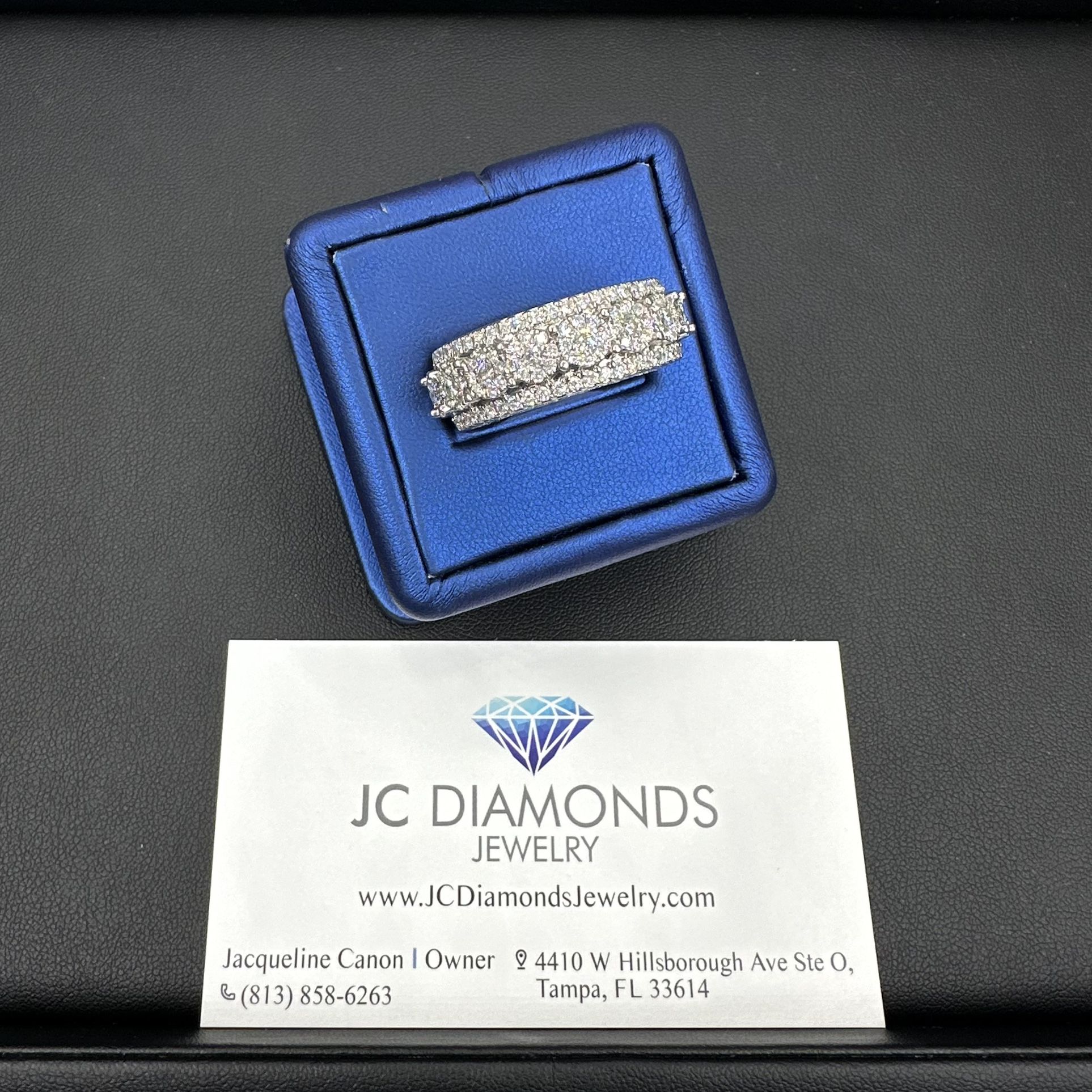 Ring Band Diamonds 💎 14k Gold Eternity Band Size 10 1/2