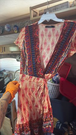 wraparound summer dress