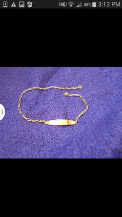 14k bracelet 7 1/4 "