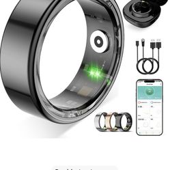  Smart Health Ring,Valentines Day Gifts for Him Her, Fitness Tracker with Heart Rate, Sleep Monitoring, Blood Oxygen, Step Counting for iOS and Androi