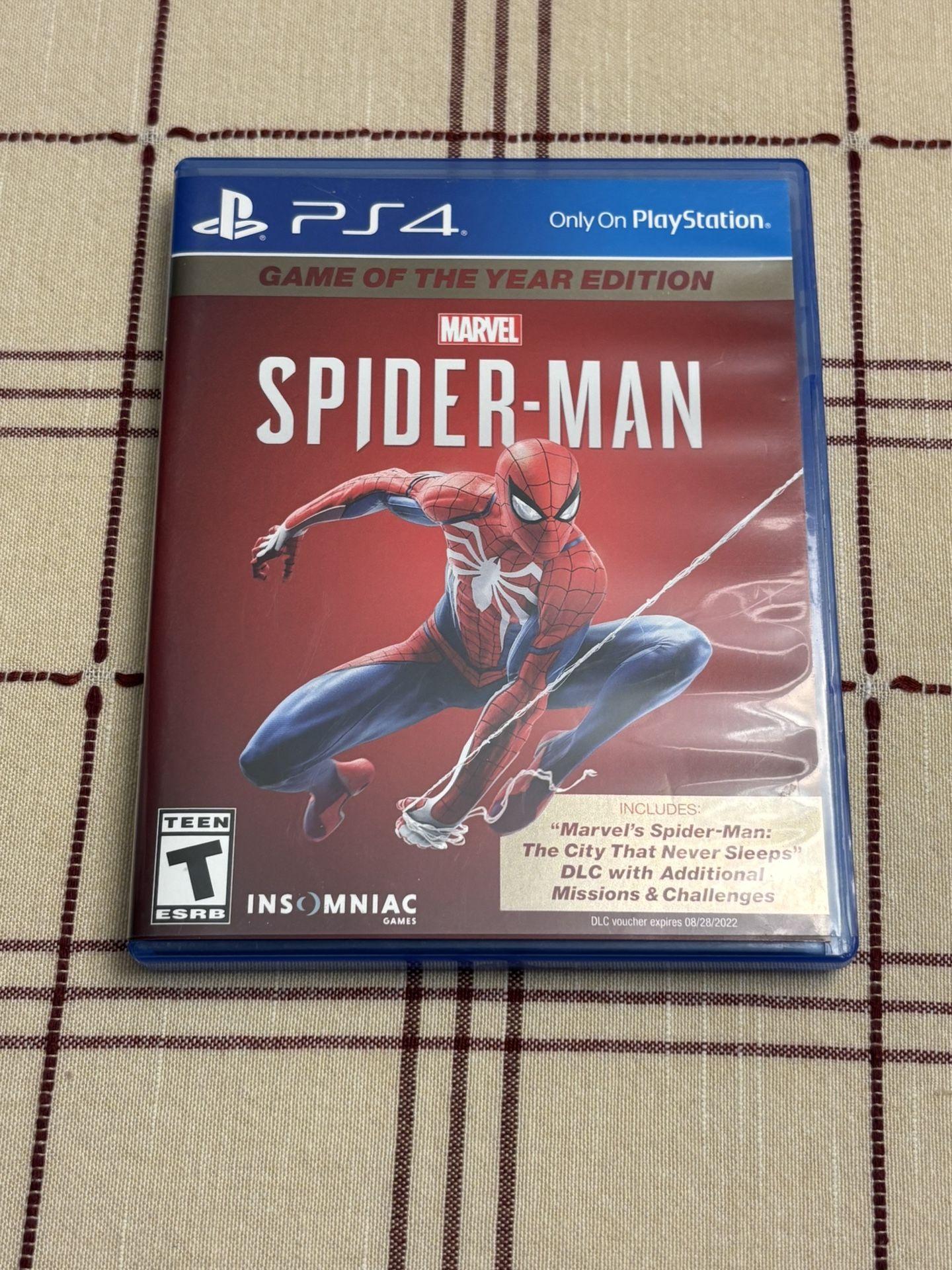 Spider Man PlayStation 4 PS4 Game of The Year Edition