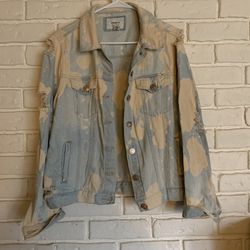 Distressed Jean Denim Jacket Forver 21 