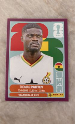 Thomas Partey - Purple Panini World Cup Sticker
