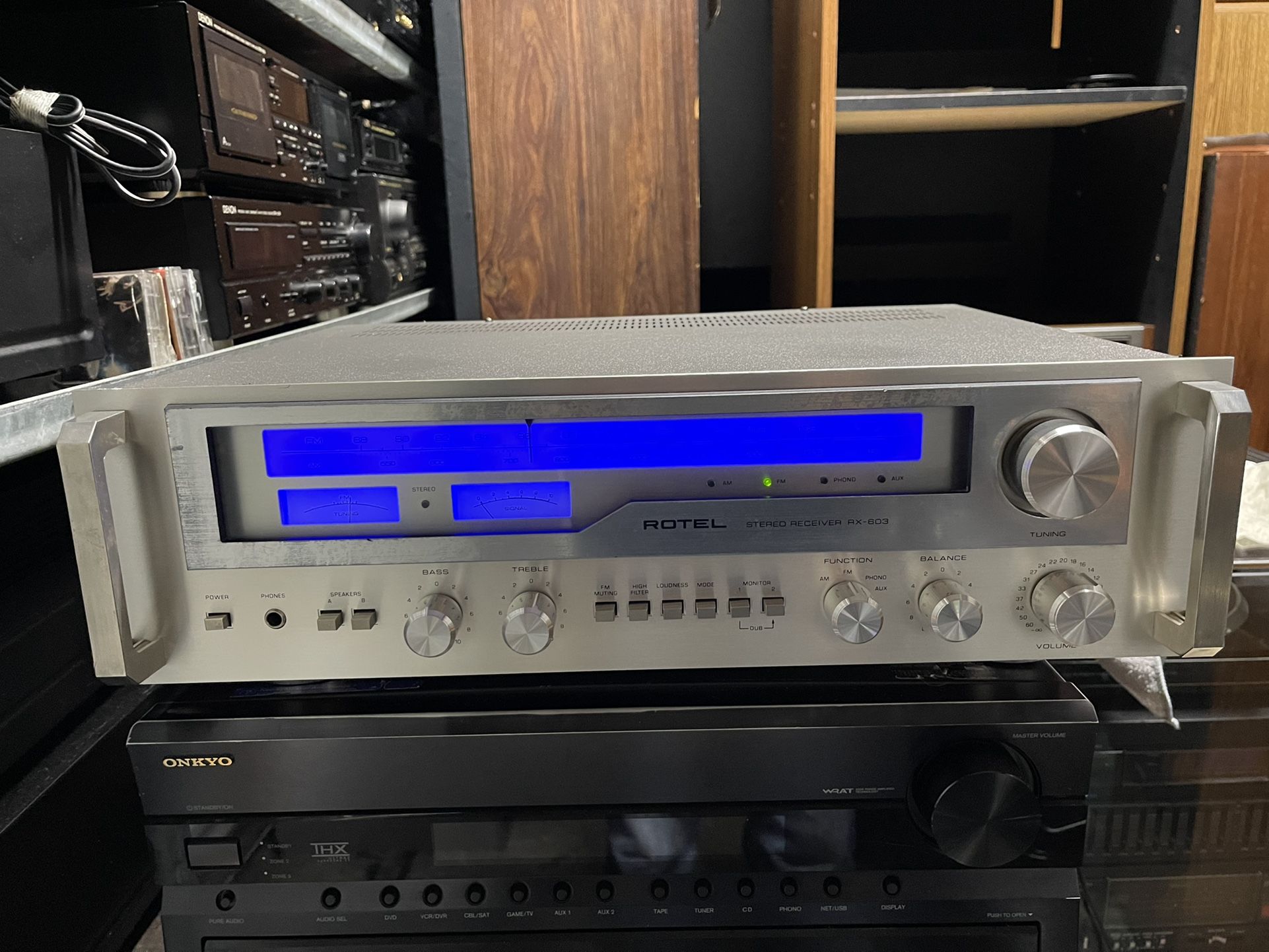 (vintage) ROTEL Receiver Model RX-603