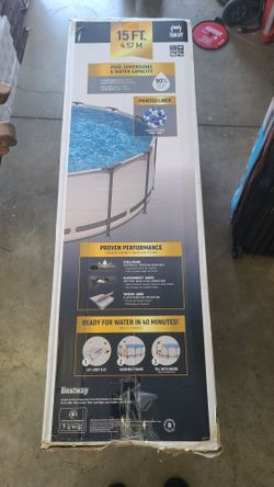 Bestway 15'× 48" steel pro max aboveground pool