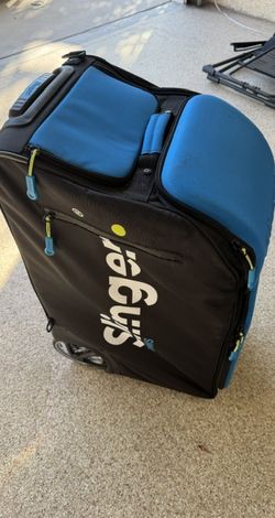 Slinger Tennis Ball Machine + 18 Cans of New Balls