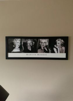 Marilyn Monroe wooden poster