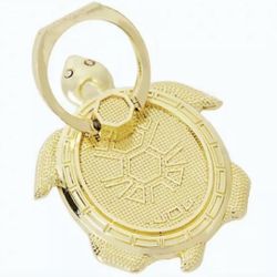 NEW Lilly Pulitzer Gold Turtle Phone Ring and Stand