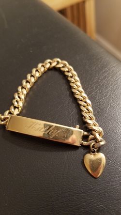 Little girls bracelet with heart shape