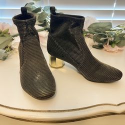 Katy Perry Daina Disco Booties Sz 6.5