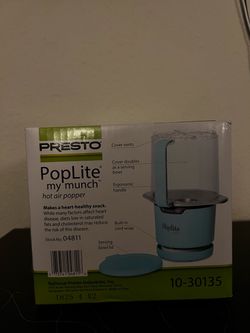 Presto 04811 PopLite My Munch Hot Air Popcorn Popper