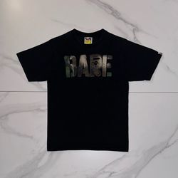 BAPE Map Camo Stencil Logo Tee Black Size Small