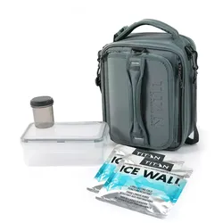 TITAN Expandable Crush Resistant Lunch Pack with Ice Walls Available in Green, Blue or Black