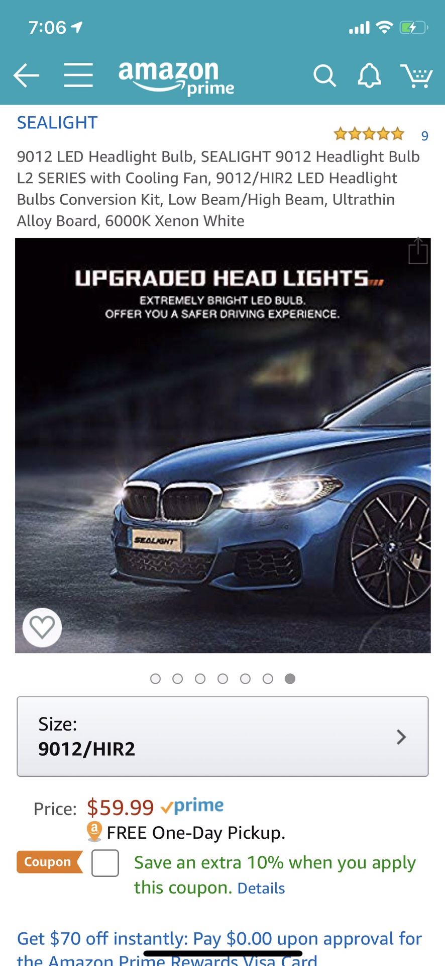 LED Car led headlights kit leds H4 H7 H8 H9 H9 H11 H10 9003 9004 9005/HB3 9006/HB4 9007 9008 H13 All size in stock Pick up with your car inf