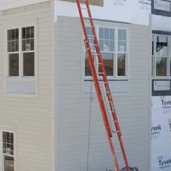 24 ft. Fiberglass Extension Ladder (23 ft. Reach Height) with 300 lb. Load Capacity