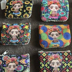 Coin Bags Wristlets/ Makeup Bags