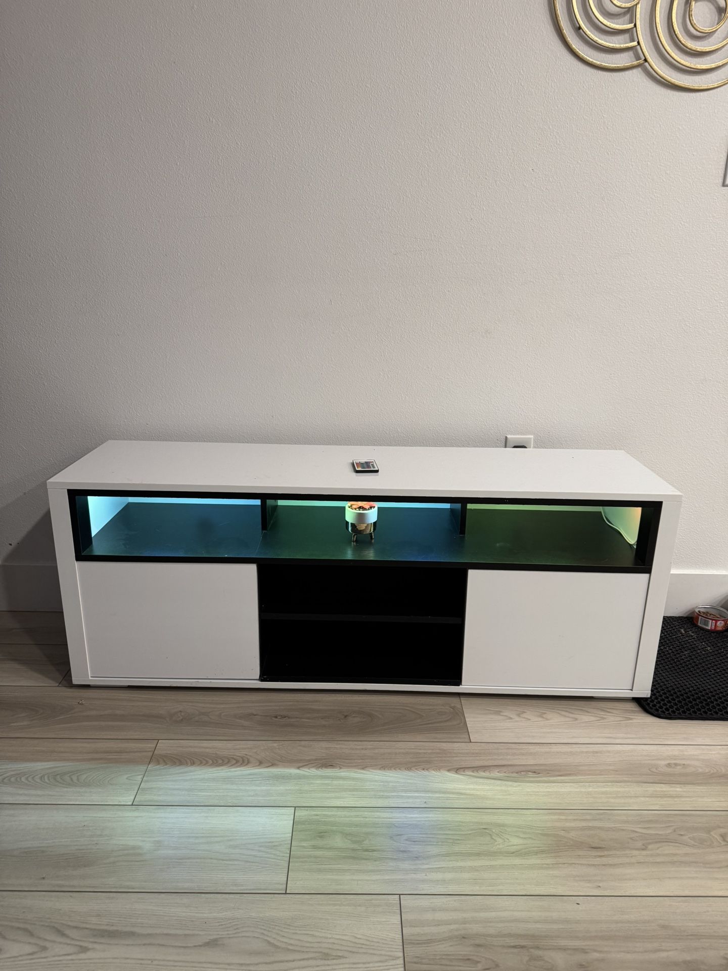TV Stand With LED Lights