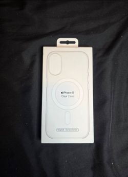 Apple iPhone 17 silicon case clear color