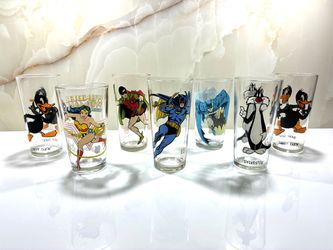 7 Vintage Collector Glasses