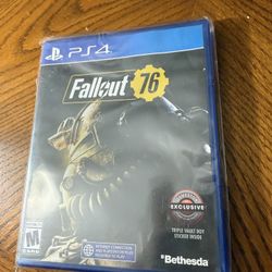 New Sealed Fallout 76 for Playstation PS4 Bethesda 2018