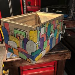 Big Fun Wooden Box, Chest, Storage Ect