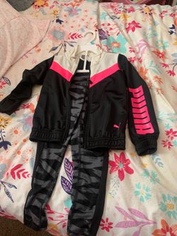 Size 4 girls puma tracksuit
