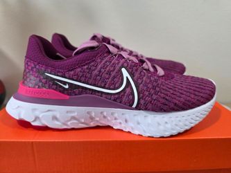 Nike React Infinity Run Flyknit 3 - "Light Bordeaux" Purple - Women's 7 - Brand New In Box