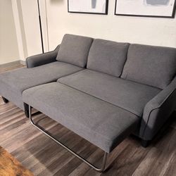 Gray Sleeper Sectional Couch DELIVERY WITHIN A WEEK