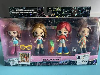 Black Pink Figures Toys 