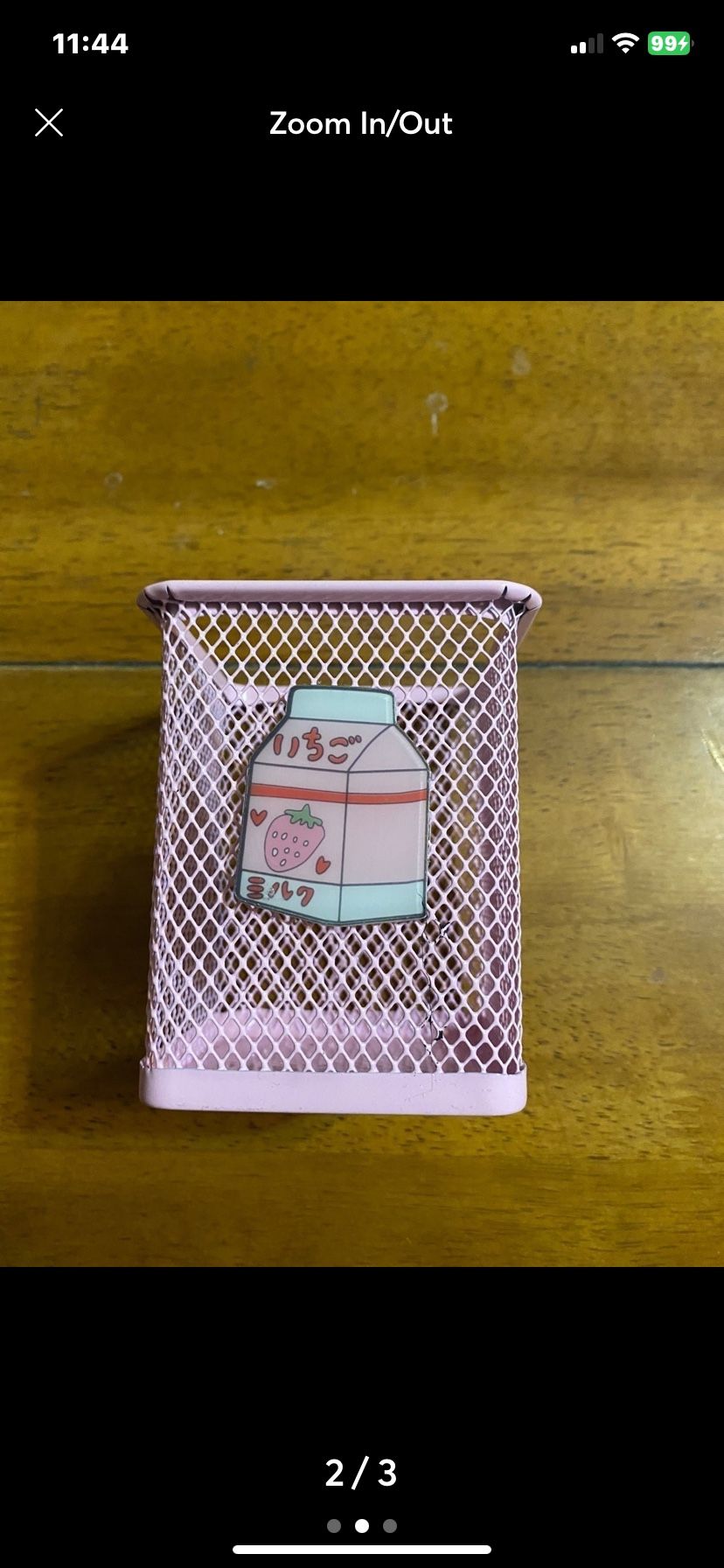 Strawberry Milk Makeup Brush Holder