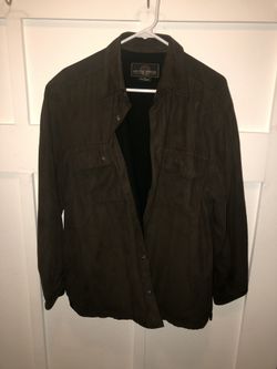 $2 Men’s Brown Suede Jacket Size S