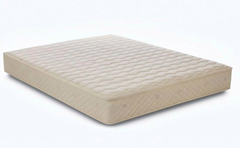 ECO-CERTIFIED CAL KING MATTRESS, ALL NATURAL LATEX AND COILS, COOL WOOL COVER, EXCELLENT CONDITION