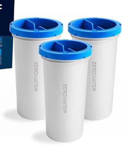 Culligan with ZeroWater Technology Replacement Filter 3-Pack, 5-Stage Advanced..