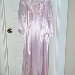 Women's Vintage Beth Michaels Nightgown Full Length Pink large new with tags 