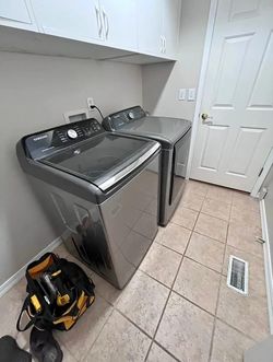 Washer and dryer set