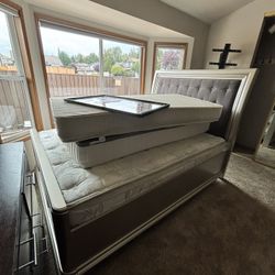 Bed Frame And Mattresses 