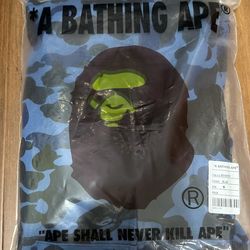 Blue bape hoodie